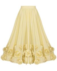 Elsava - Milky Skirt With Flowers - Lyst