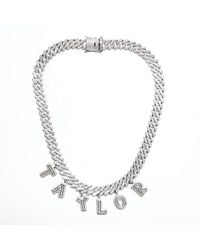 Black Cake - Taylor Bold Rhinestone Dazzling Statement Necklace - Lyst