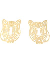 Meraki by Rashmi Bajaj - Majestic Prowl Plated Stud Earrings - Lyst