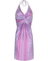 Chic by Lirette - Short Halter Dress Guna - Lyst