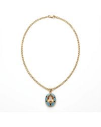 By Virgo - Gemma Blu Necklace - Lyst