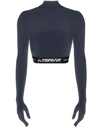 Monosuit - Long Sleeve Turtleneck Crop Top - Lyst