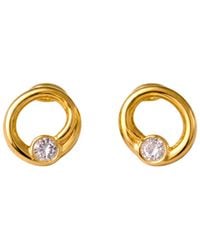 Lily Flo Jewellery - Somehow, It All Connected Diamond Stud Earrings - Lyst