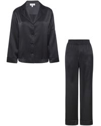 Kato - Colony Silk Satin Pajamas - Lyst