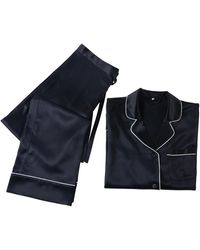 Soft Strokes Silk - Pure Silk Long Sleeve Pyjama Set - Lyst