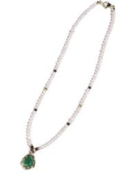 Urbane Jewelry Studio - Buddha Pearl Necklace - Lyst