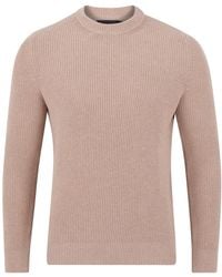 Paul James Knitwear - Midweight Cotton Fisherman Rib Noah Jumper - Lyst
