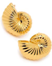 Potoska - Moro Midi Shell Stud Earrings - Lyst