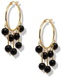 Jaredjamin - Daniela Dangle Onyx Earrings - Lyst
