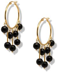 Jaredjamin - Daniela Dangle Onyx Earrings - Lyst