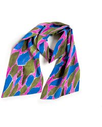 Maraethra - Pretty Trunk Wide Silk Tie Scarf Mix - Lyst