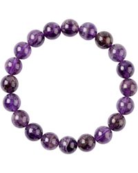 seree - Manifest Calm Amethyst Beaded Bracelet - Lyst