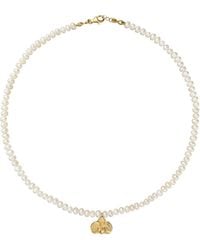 Agora Jewellery - Orchid Pearl Necklace - Lyst