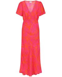 Mercy Delta - Stewart Limoncello Pompelmo Dress - Lyst