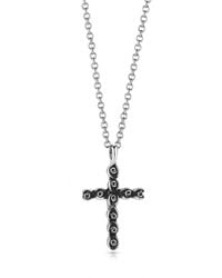 Unaloe - Vanity Rose Cross Necklace Sterling – Handmade Italian Cross Pendant – Elegant Jewelry - Lyst