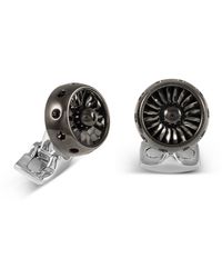 Deakin & Francis Camera Lens Cufflinks With Glamorous Lady in Black for Men Mens Accessories Cufflinks 