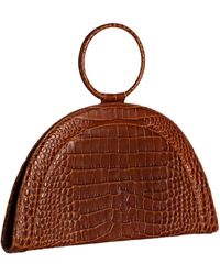 Laura Olaru - Fany Maxi Croco Leather Bag - Lyst