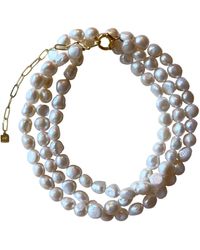 Sccollection - Lynn Pearl Choker Necklace - Lyst
