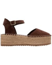 Forever & Always Shoes - Viba Suede Leather Espadrilles - Lyst
