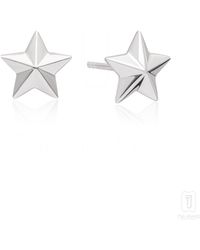 The Jewelz - Neutrals Stellar Blink Sterling Studs Earrings - Lyst