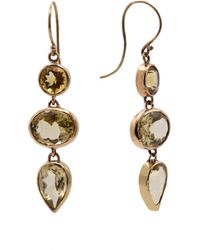 Gabriella Alicia - Citrine Dangle Earrings - Lyst