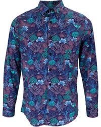 lords of harlech - Morris Coral Garden Shirt - Lyst