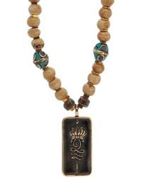 Ebru Jewelry - Lotus Flower Pendant Meditation Beaded Bohemian Necklace - Lyst