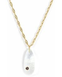 Hye Jane Jewelry - Millie Moonstone & Iolite Pebble Necklace - Lyst