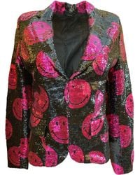 Any Old Iron - Smiley Sequin Blazer Jacket - Lyst