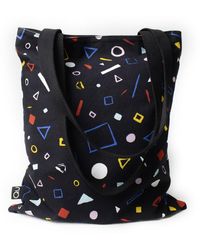 Qu - Pattern Canvas Tote Bag - Lyst