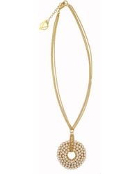 Lavish by Tricia Milaneze - Pearl & Snowdrop Handmade Necklace - Lyst