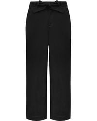 Mandragora - Remo – Straight-Leg Cotton Cropped Trousers - Lyst