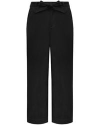 Mandragora - Remo – Straight-Leg Cotton Cropped Trousers - Lyst