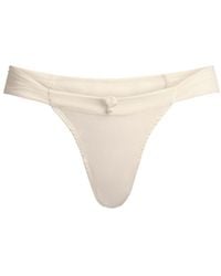Scarlett Gasque - Neutrals Dorothy Thong - Lyst
