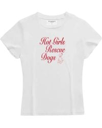 Dont Eat the Homies - Hot Girls Rescue Dogs Baby Tee - Lyst