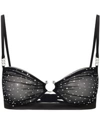 Empress Mimi - Astria Bralette With Crystal Details - Lyst