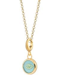 Lily Charmed - Plated Eye Resin Capture Charm Necklace - Lyst