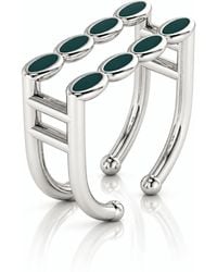 Linda Fiore - Amalei Ring With Dark Enamel - Lyst