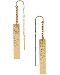 Heather Hawkins Jewelry - Hand Hammered Bar Threader Earrings - Lyst