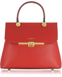 Le Parmentier - Atlanta Top Handle Satchel Bag W/Shoulder Strap - Lyst