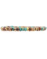 Shar Oke - Czech Picasso Beaded Bracelet - Lyst
