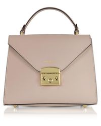 Le Parmentier - Neutrals Peggy Leather Top Handle Satchel Bag - Lyst