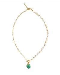Decolet the label - Azure Shell Necklace - Lyst