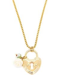 ADIBA - The Lock Handmade Necklace - Lyst