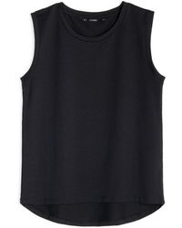 Weartwo London - Hero Sleeveless Top, Charcoal - Lyst