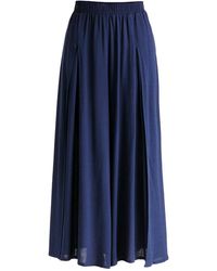 Paisie - Flowy Palazzo Trousers With Open Front Splits - Lyst
