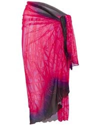 Paloma Lira - Cherry Crystal Beach Wrap - Lyst