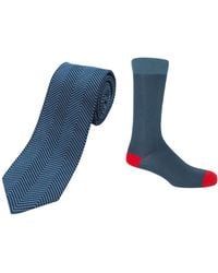 Peper Harow - Made in England - Lux Taylor Tie & Socks Groom's Set - Lyst