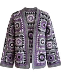 Ana Chic - Sunburst Handmade Crochet Cardigan - Lyst