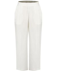 Smart and Joy - Straight Linen Pants - Lyst
